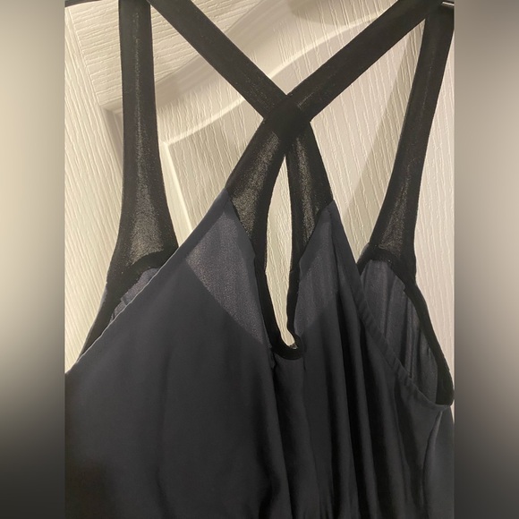 SILENCE + NOISE Blue Studded Racerback Dress Med - Picture 3 of 8